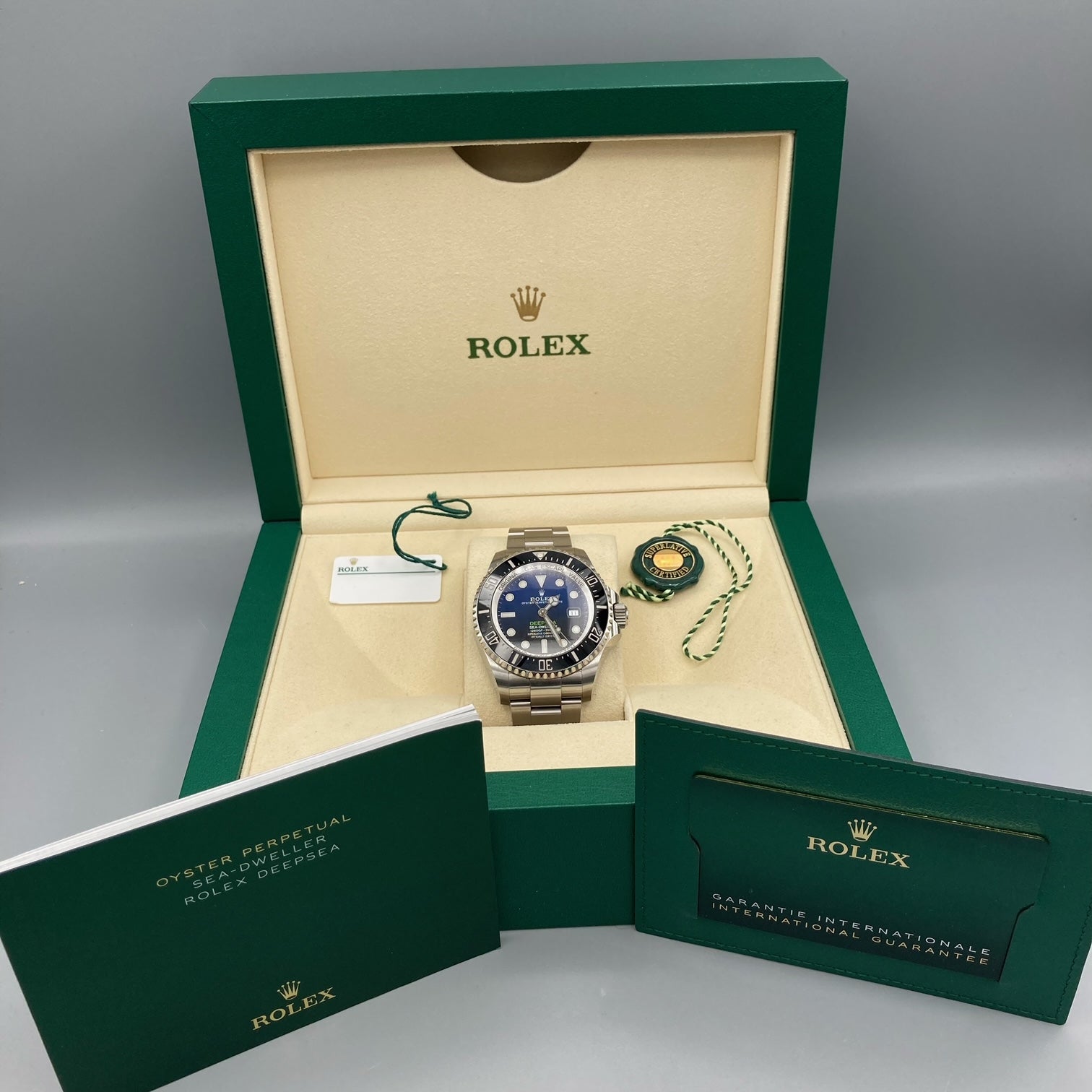 Rolex Sea-Dweller Deepsea James Cameron Stainless Steel Watch Blue Dial 126660