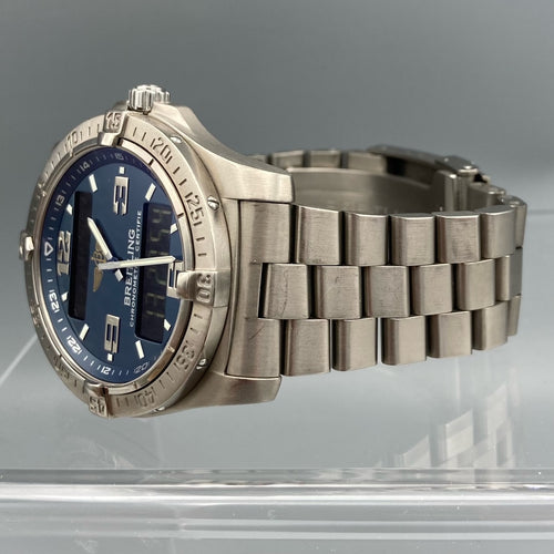Breitling Aerospace Alarm Chronograph Quartz Analog-Digital Men's Watch E79362