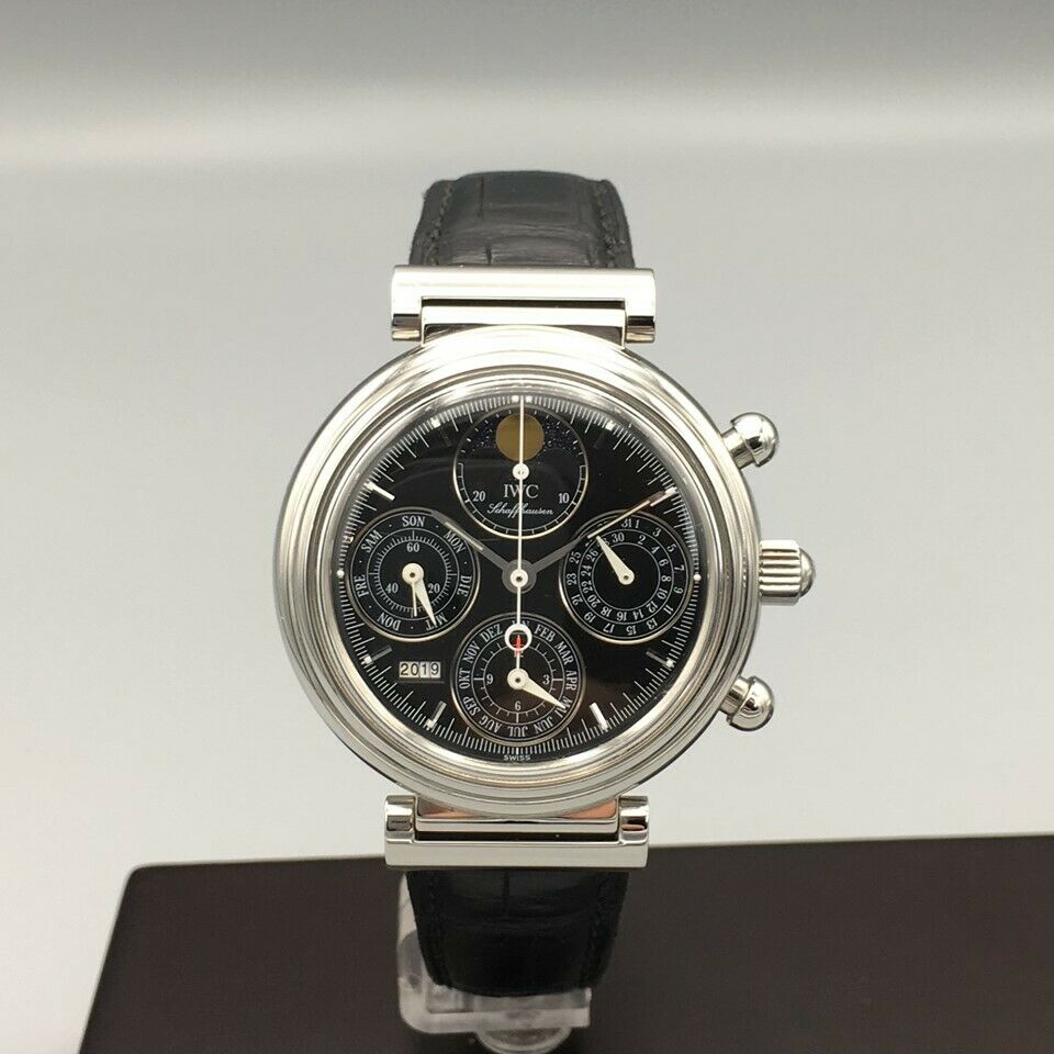 IWC Schaffhausen Automatique Calendrier Perpétuel Phase de Lune IW3750 Acier Inoxydable