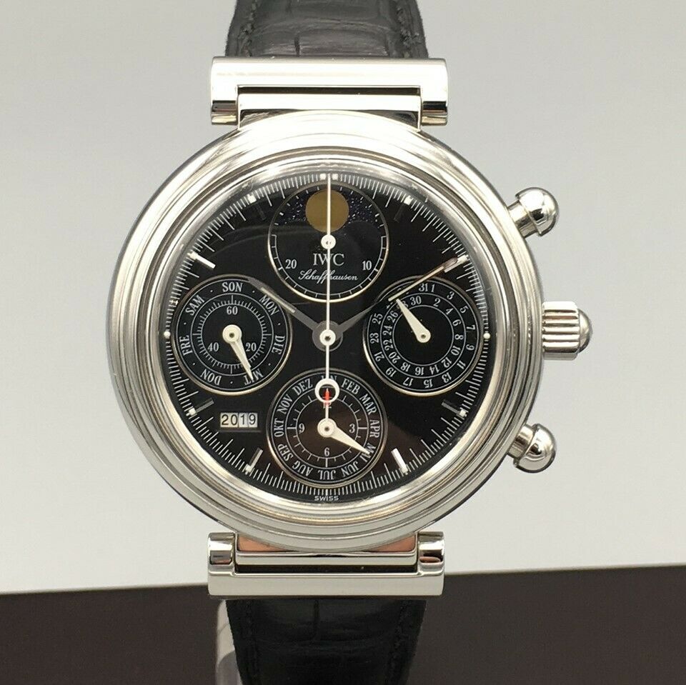 IWC Schaffhausen Automatique Calendrier Perpétuel Phase de Lune IW3750 Acier Inoxydable