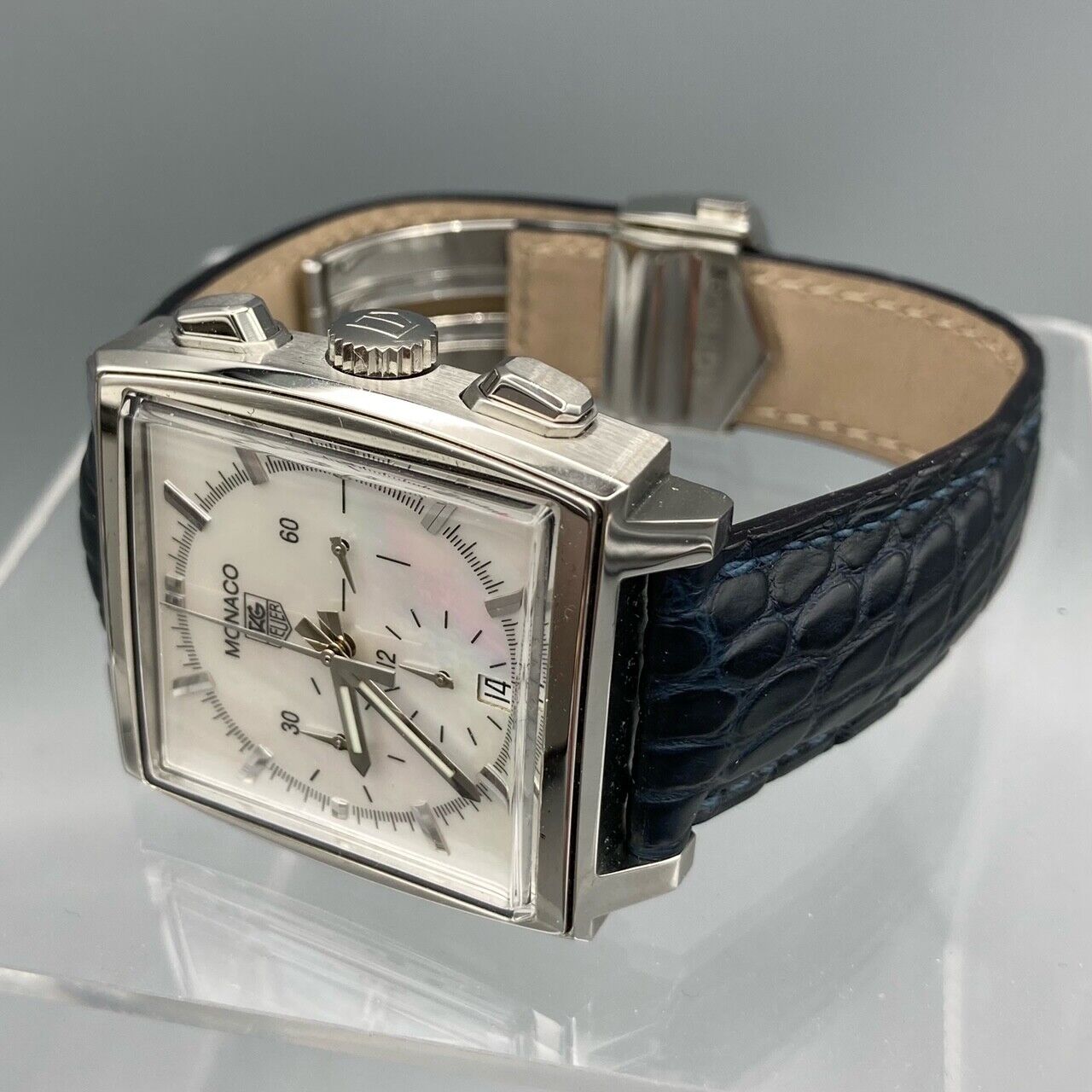Tag Heuer Monaco Chronograph Mother of Pearl Watch - CW2119.EB0017