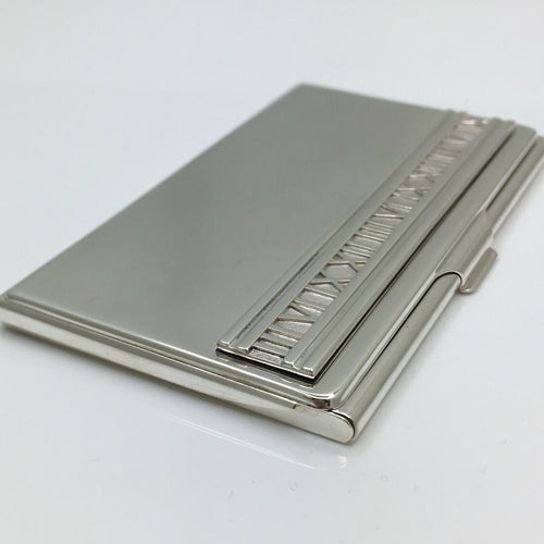 Authentic Vintage Tiffany & Co. Sterling Silver "Atlas" Business Card Case