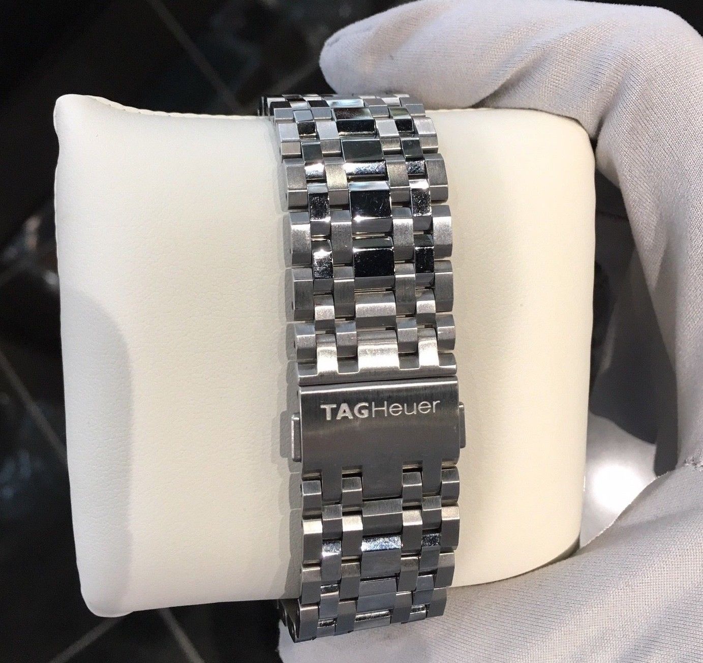 TAG Heuer Monaco Wristwatch Black Dial Chrono CW2111-0