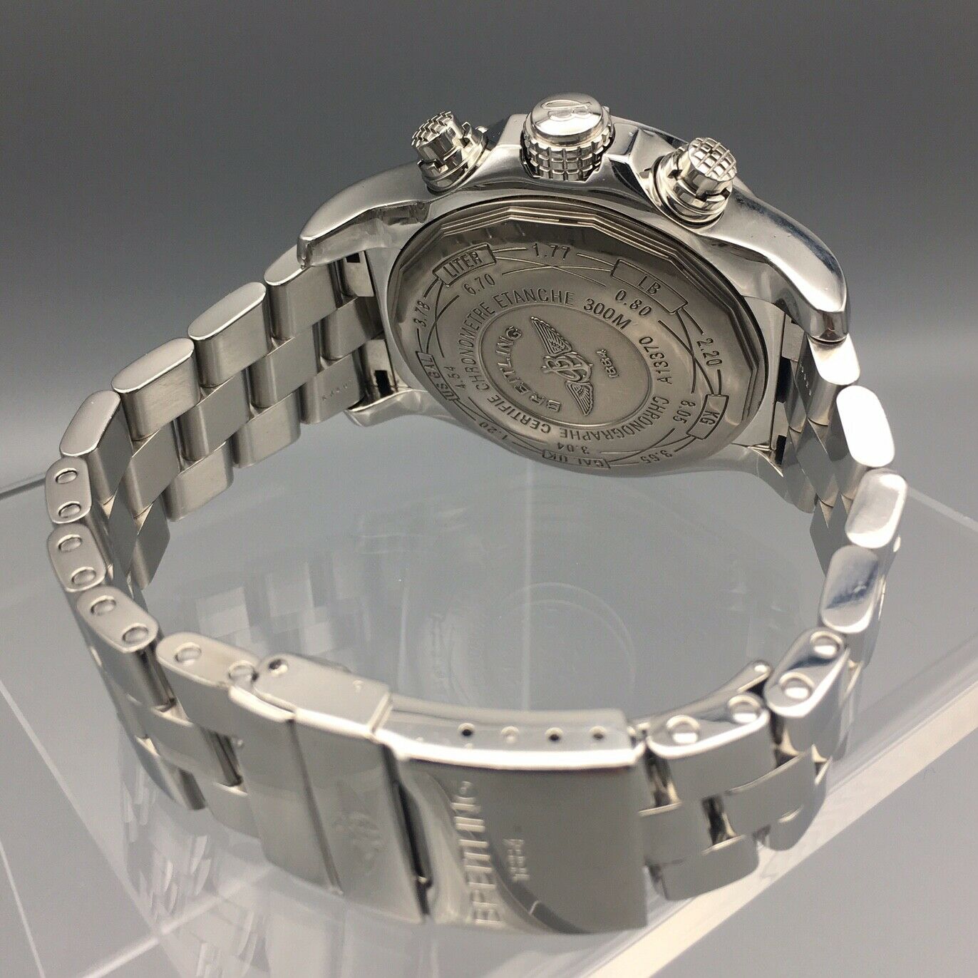 Breitling Super Avenger Chronograph with Diamond Bezel A1337053 Stainless Steel