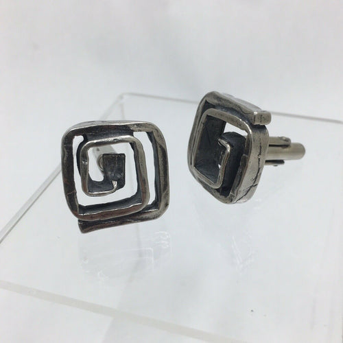 Vintage German 835 Silver Cufflinks by Monika & Burkhard OLY